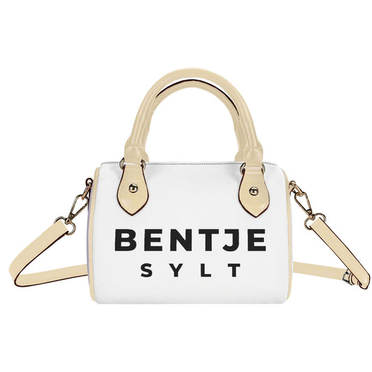 Stylische Bentje Sylt-Schultertasche für Damen - Kompakte 20x12x16 cm Handtasche in Beige oder Schwarz - VEGAN