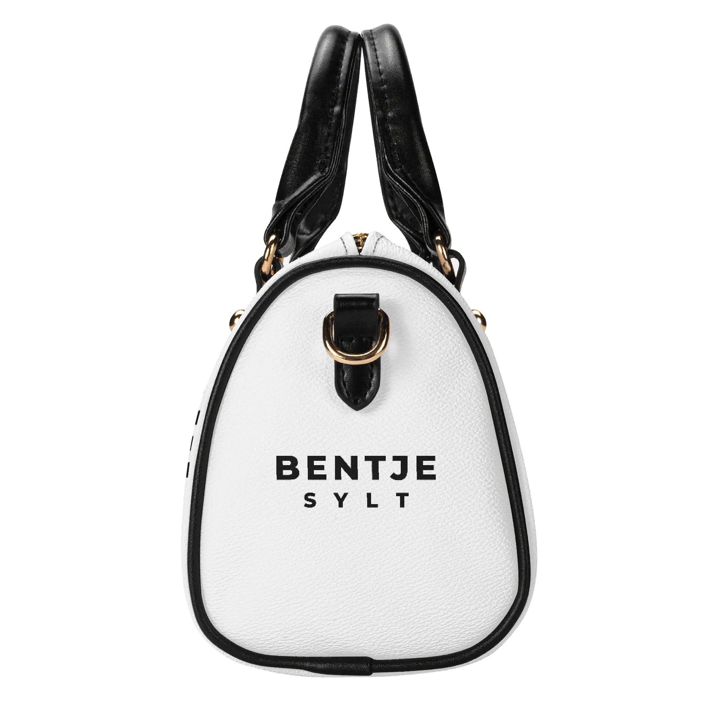 Stylische Bentje Sylt-Schultertasche für Damen - Kompakte 20x12x16 cm Handtasche in Beige oder Schwarz - VEGAN