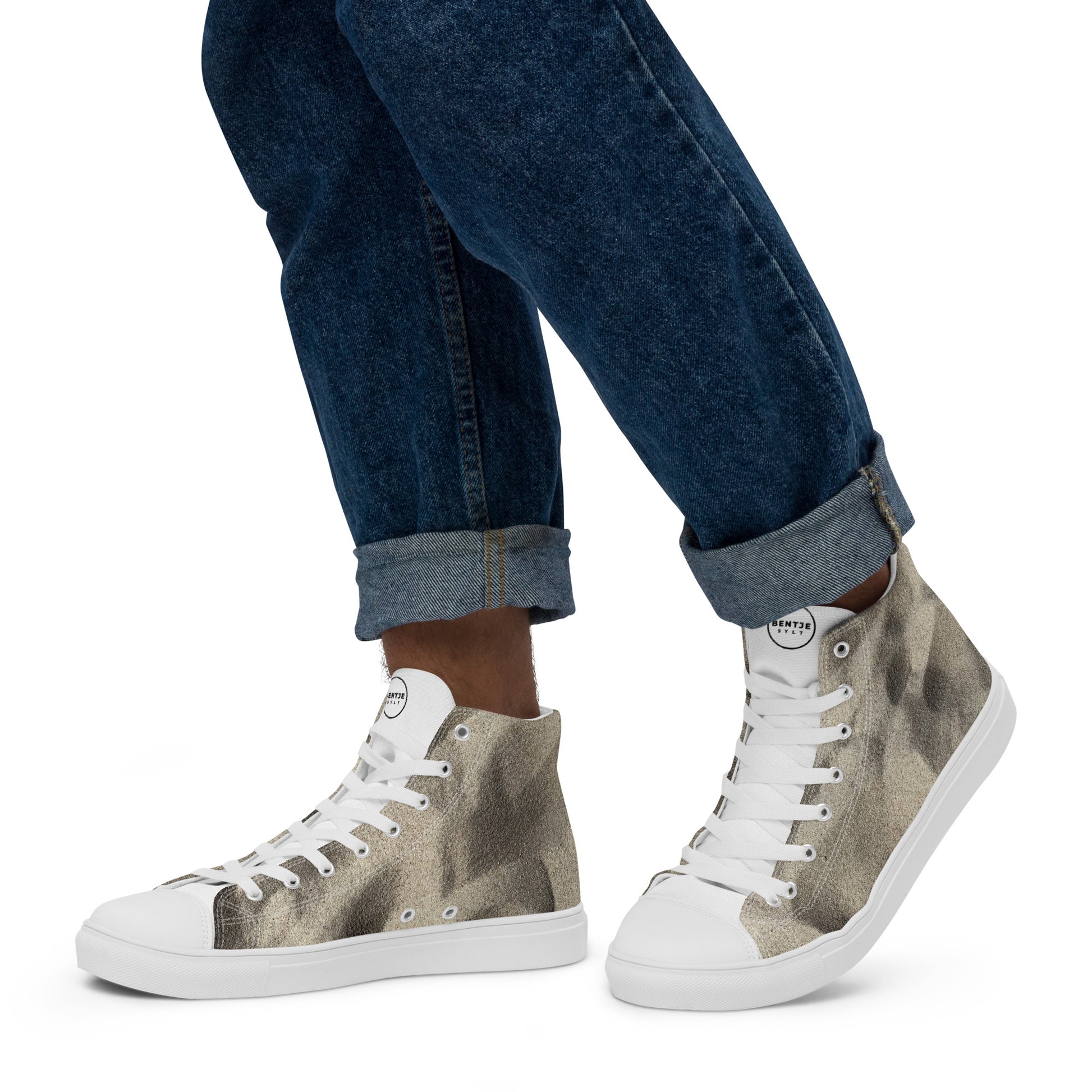 Bentje Sylt High-Top Leinenschuhe für Herren.