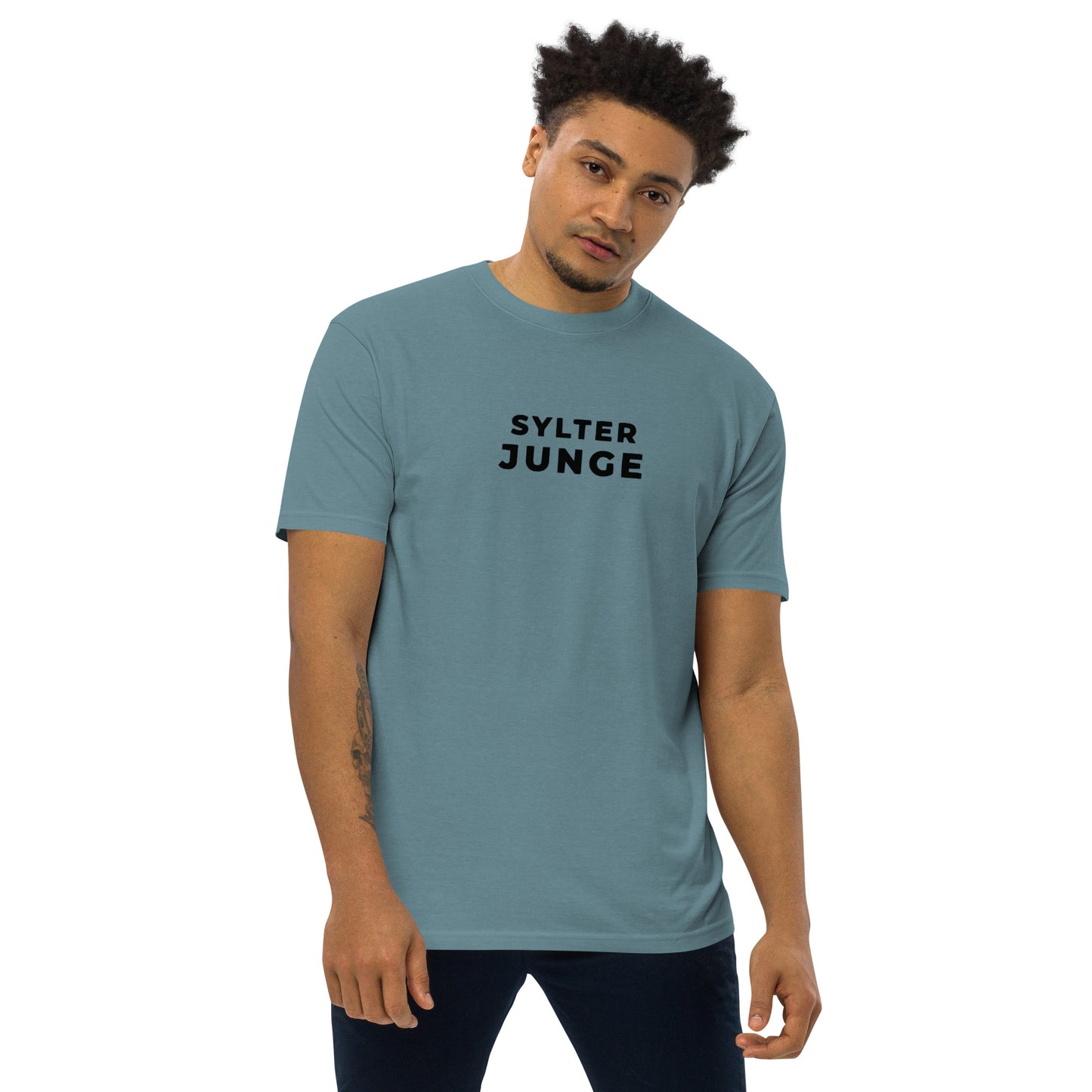 Sylter Junge Schweres Premium T-Shirt für Herren Bentje Sylt.