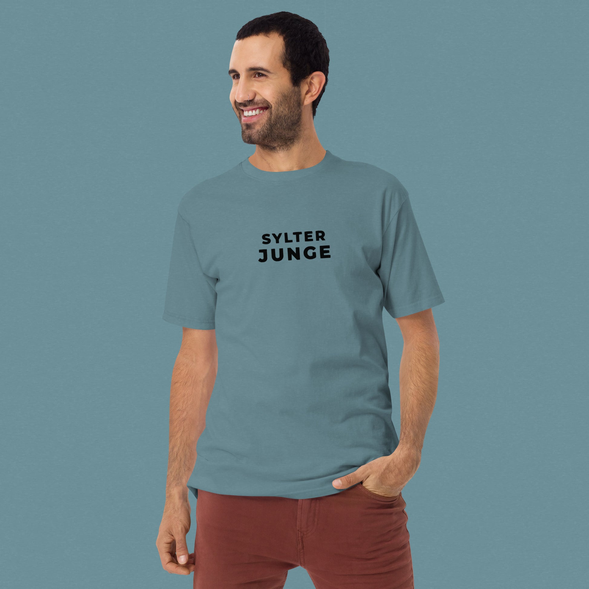 Sylter Junge Schweres Premium T-Shirt für Herren Bentje Sylt.