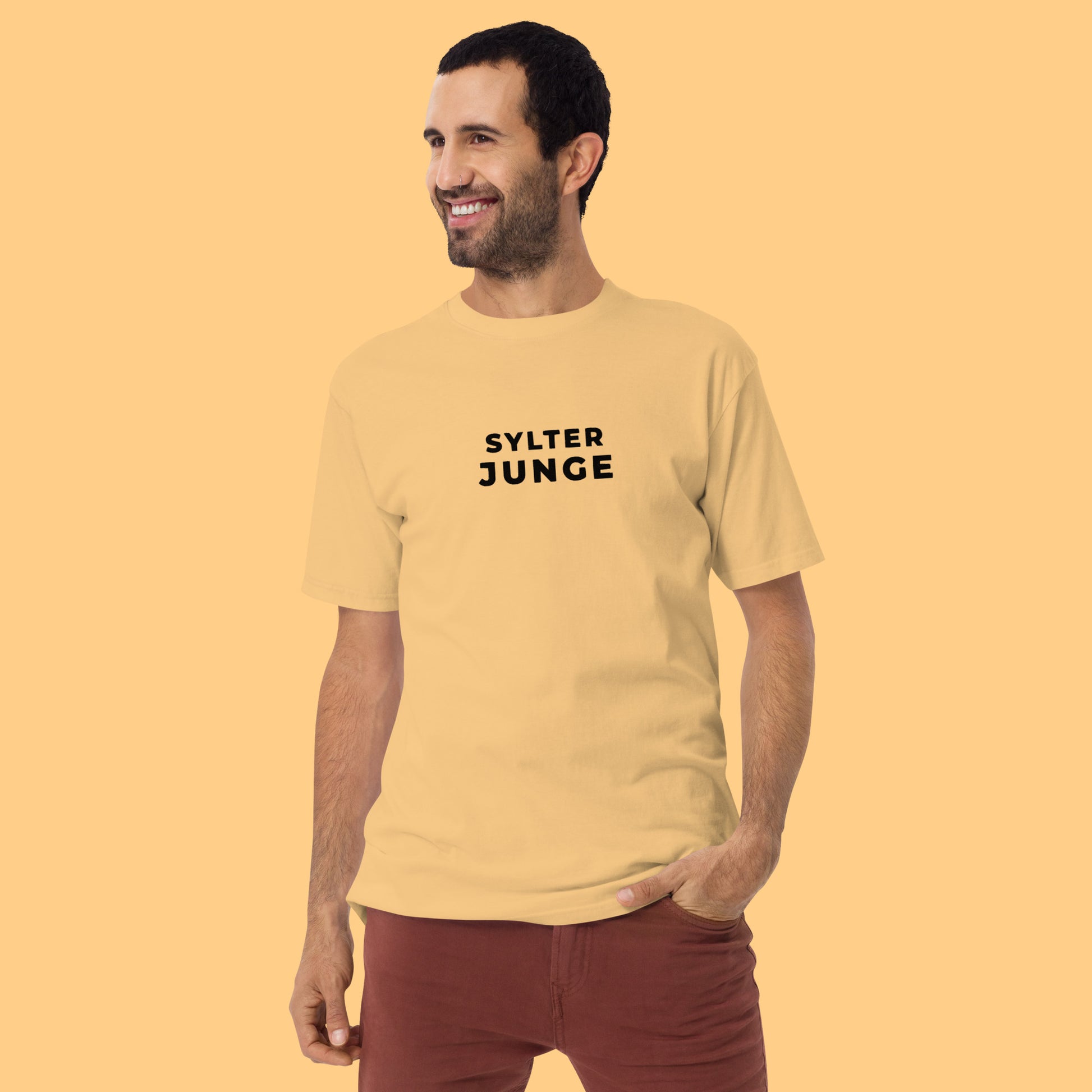 Sylter Junge Schweres Premium T-Shirt für Herren Bentje Sylt.