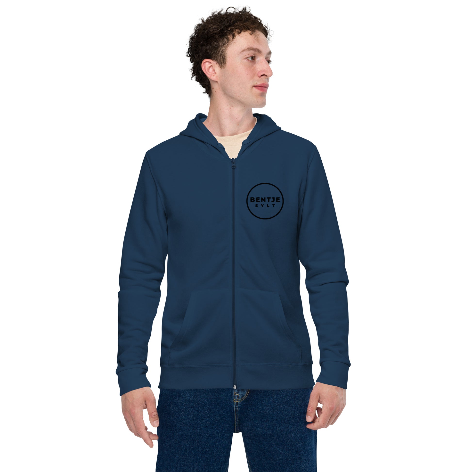 Bentje Sylt Unisex Premium Zip-Hoodie.