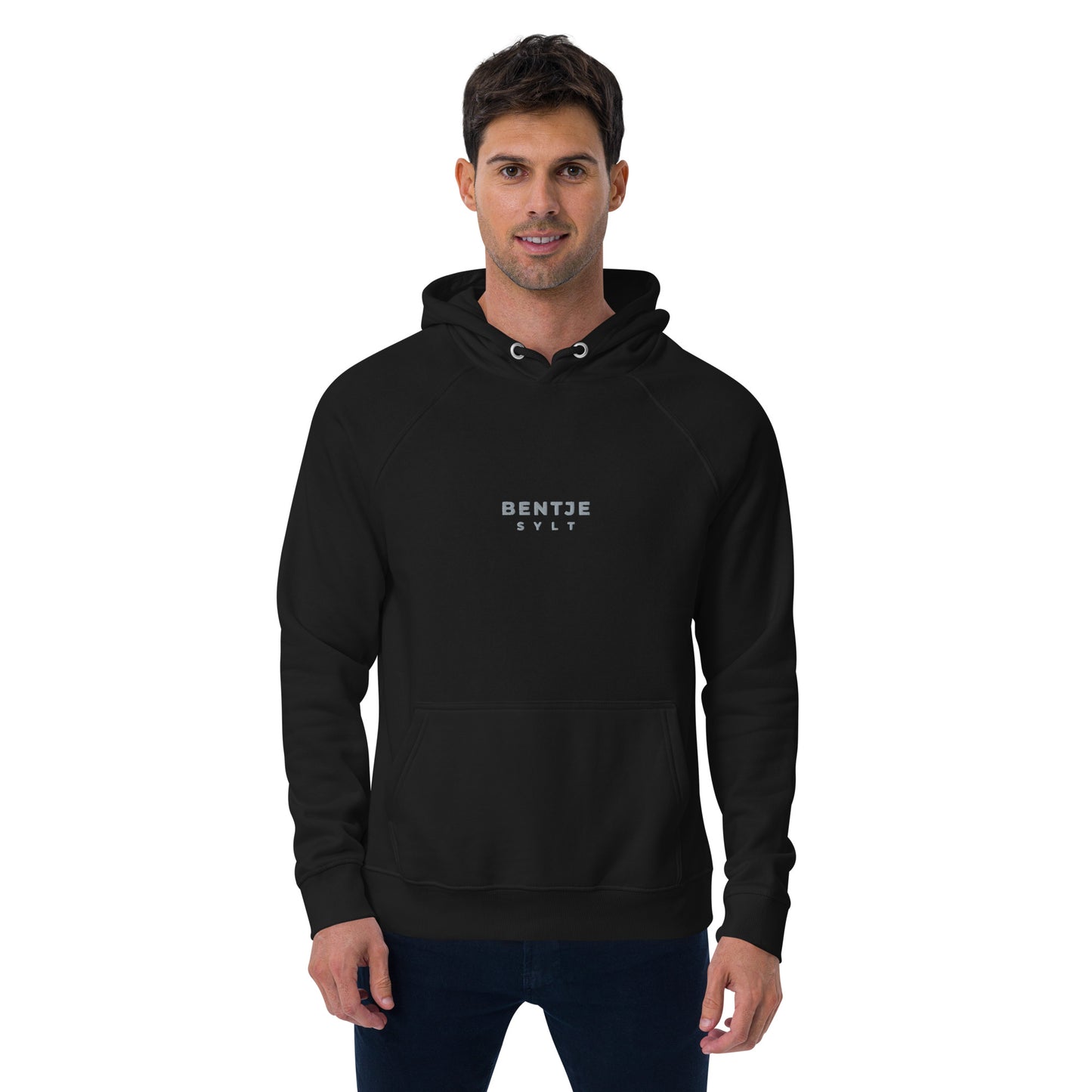 Bentje Sylt Unisex Bio-Raglan-Hoodie.