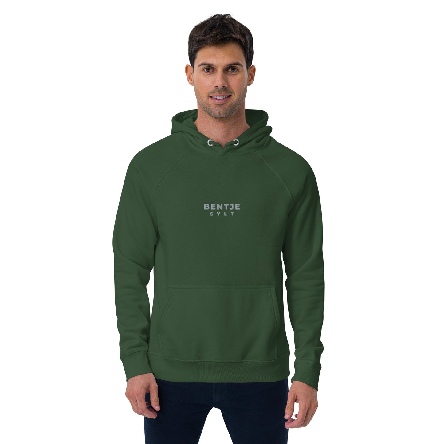 Bentje Sylt Unisex Bio-Raglan-Hoodie.