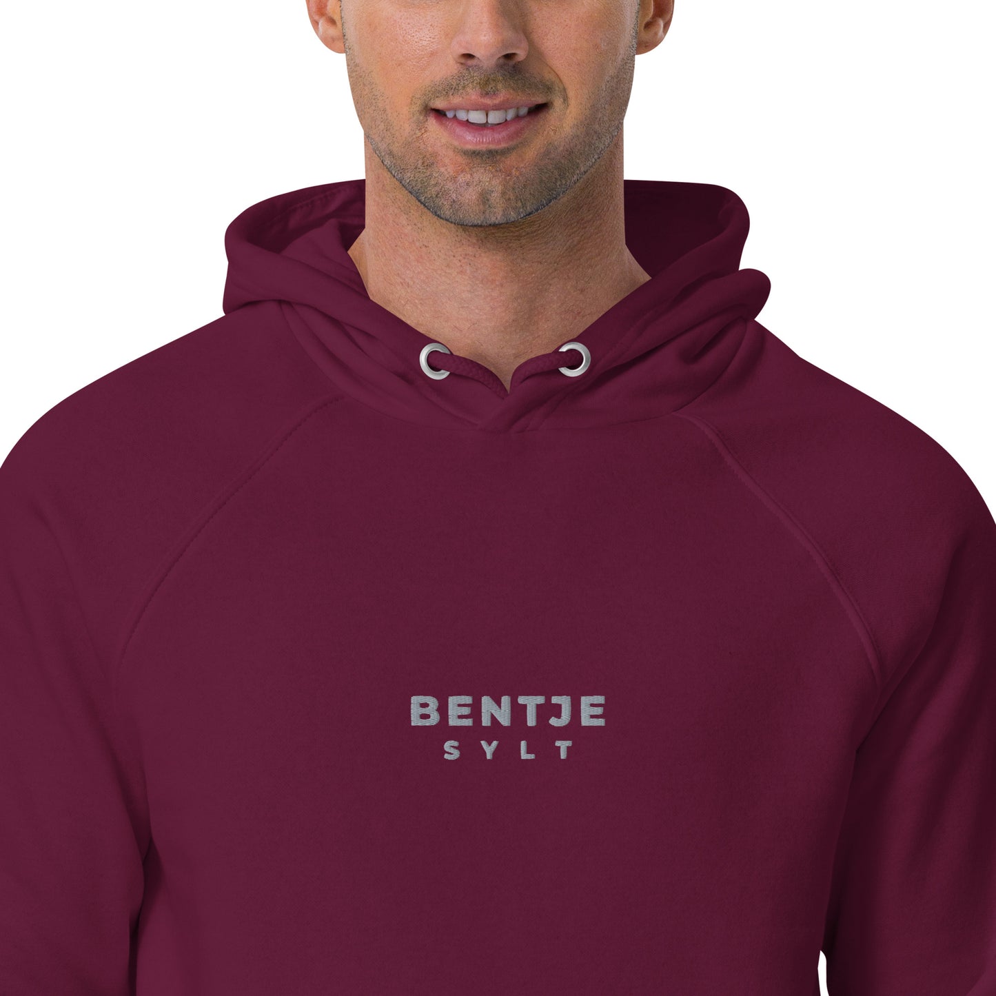 Bentje Sylt Unisex Bio-Raglan-Hoodie.