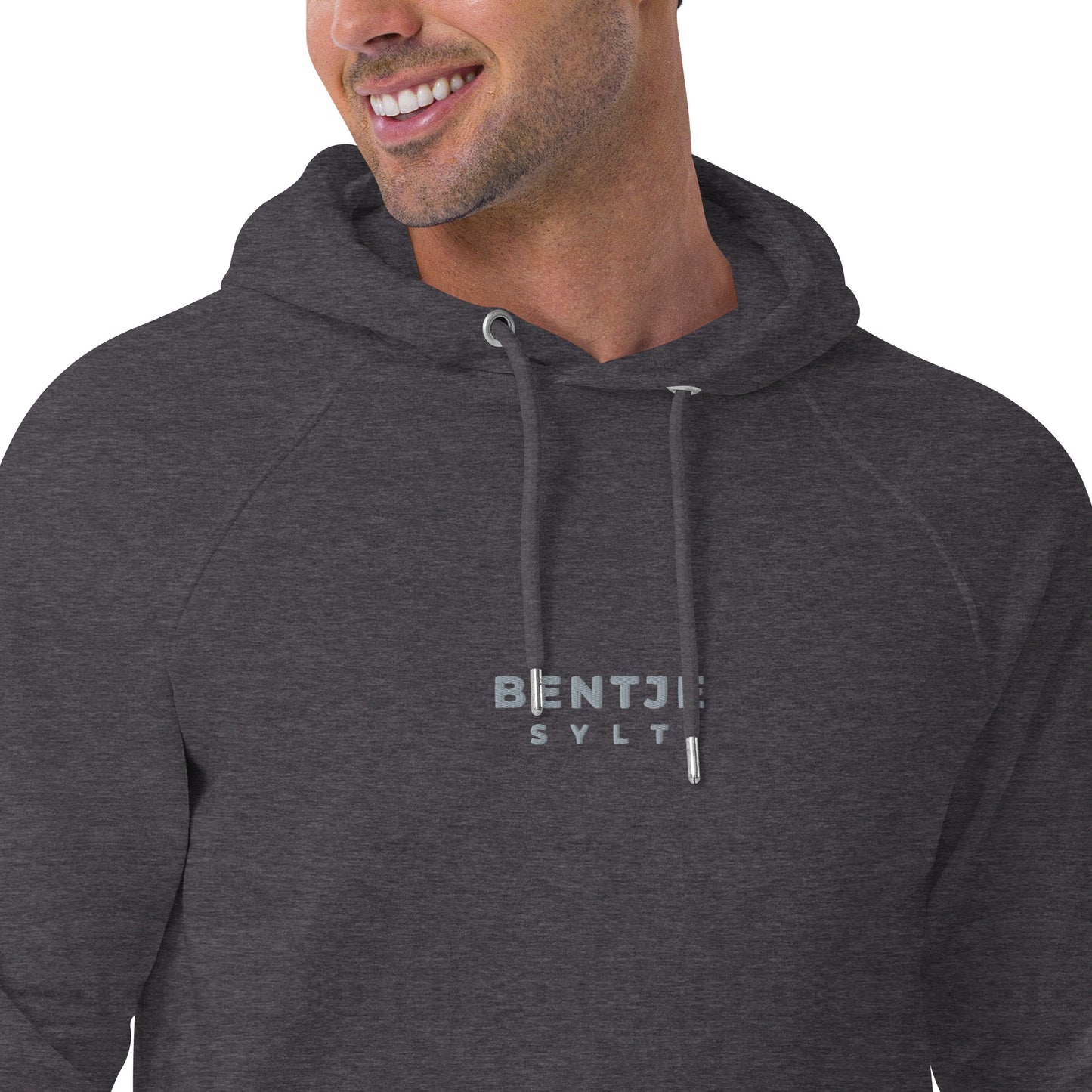 Bentje Sylt Unisex Bio-Raglan-Hoodie.