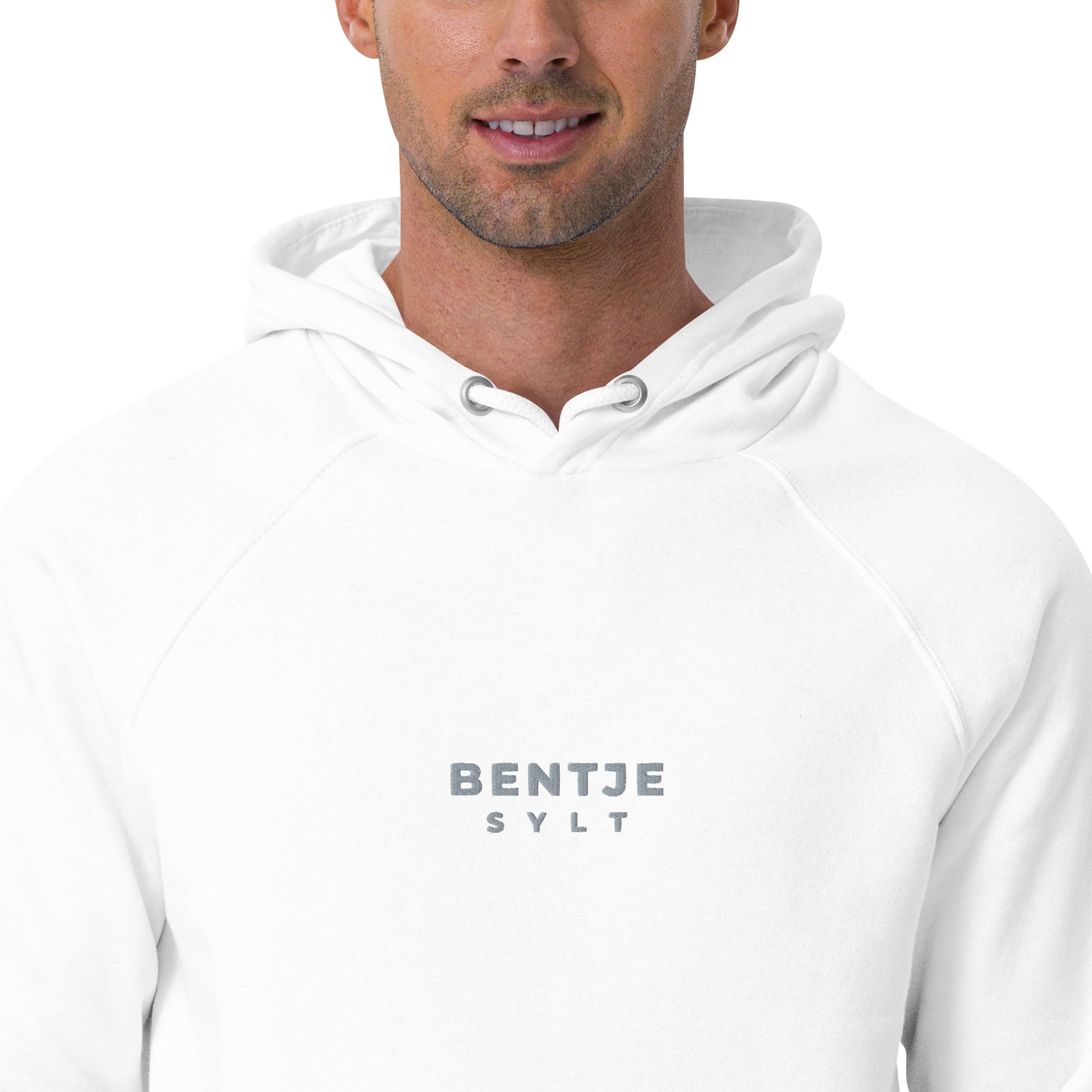 Bentje Sylt Unisex Bio-Raglan-Hoodie.