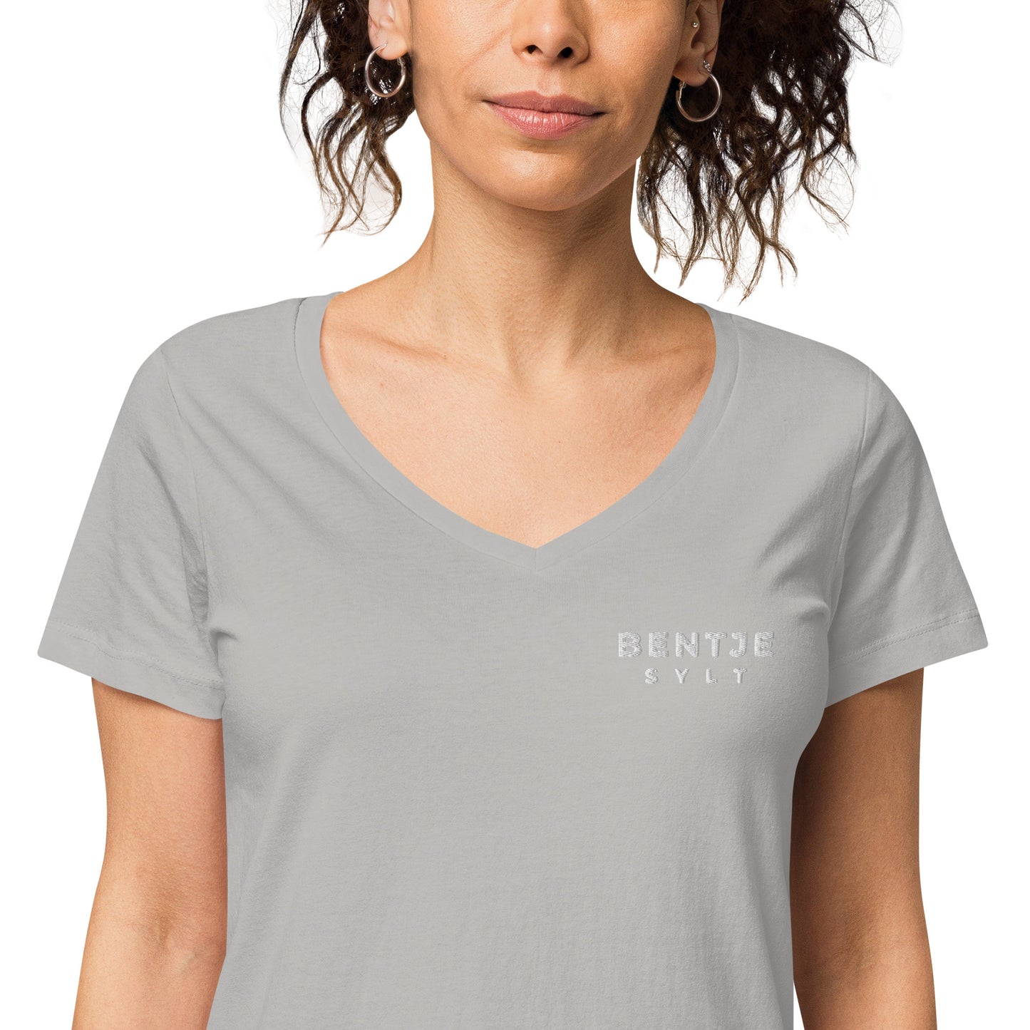 Bentje Sylt Eng anliegendes Damen-T-Shirt aus Bio-Baumwolle.