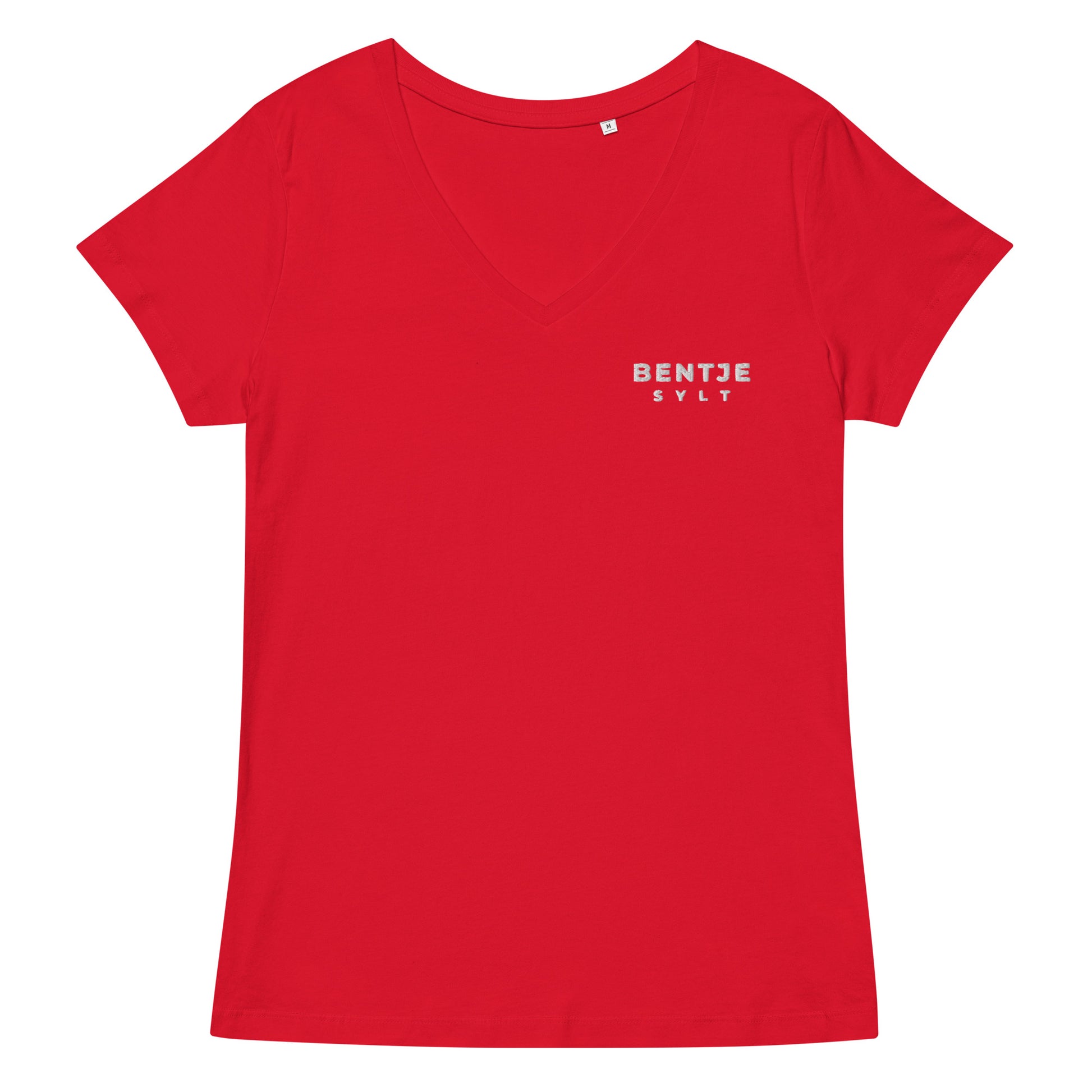 Bentje Sylt Eng anliegendes Damen-T-Shirt aus Bio-Baumwolle.