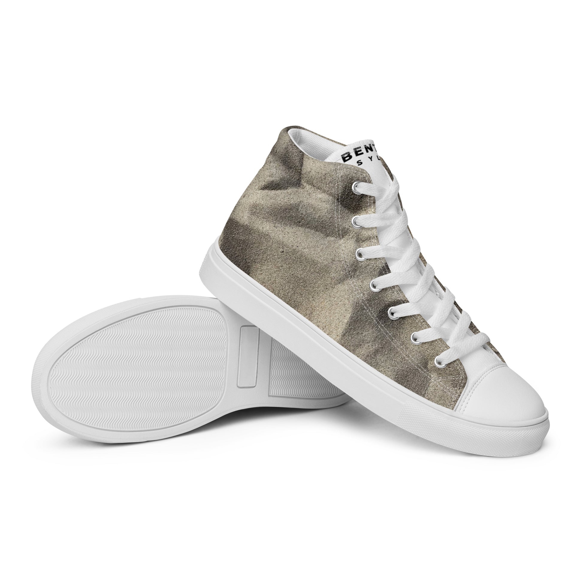 Bentje Sylt High-Top Leinenschuhe für Damen.